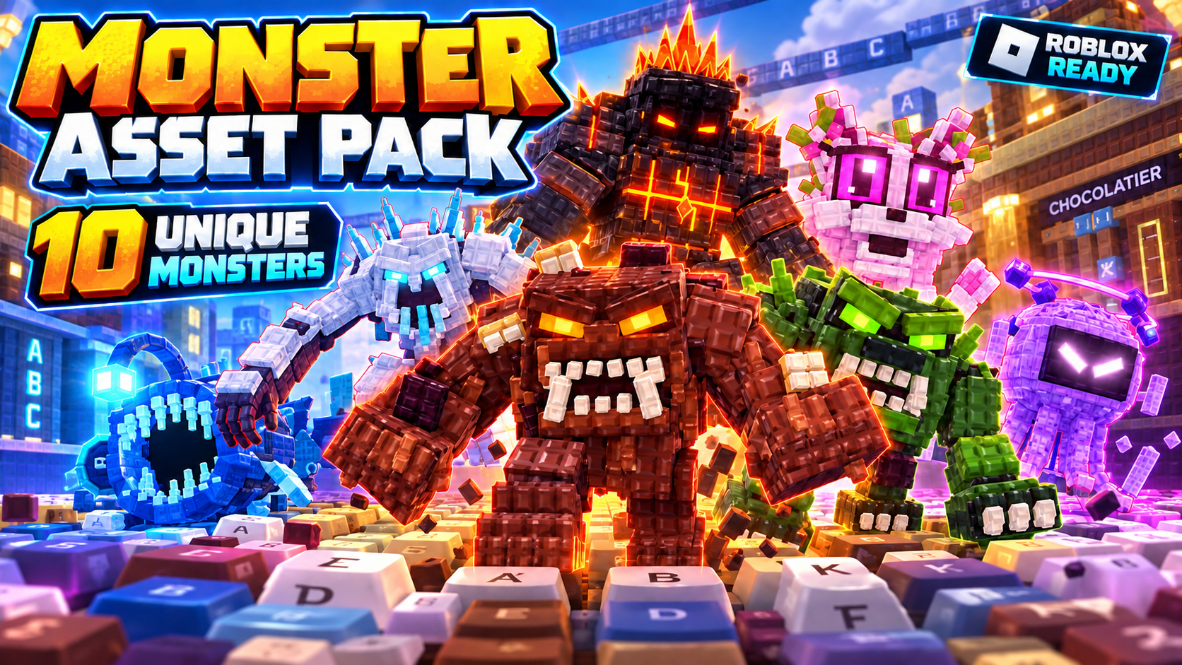 10+ Monster Asset Pack